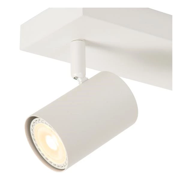 Lucide AMIGO - Plafondspot - 2xGU10 - Wit - detail 1